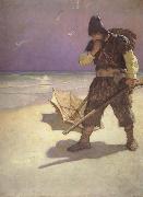 NC Wyeth I sftood like one thunderstruck or as if i had seen and apparition china oil painting artist
